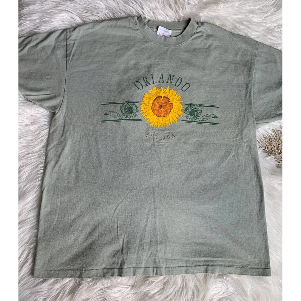 VTG 90s Orlando Florida Sunflower T
